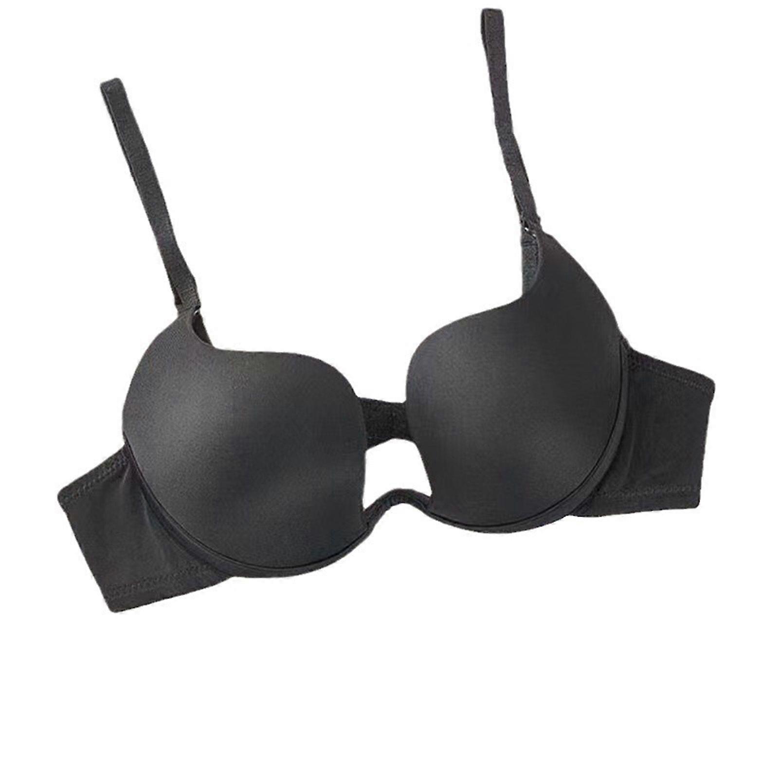 חזייה חלקה בצורת U סקסית בגזרה נמוכה ללא טבעת תחתונים לשימוש יומיומי חיצוני מקורה