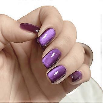 Praktisches Nagelsticker-Set mit 1 zweiten Anwendung, ideal für eine schnelle und einfache Maniküre, inklusive 24 Nagelstickern und Kleber, langlebig und wasserfest