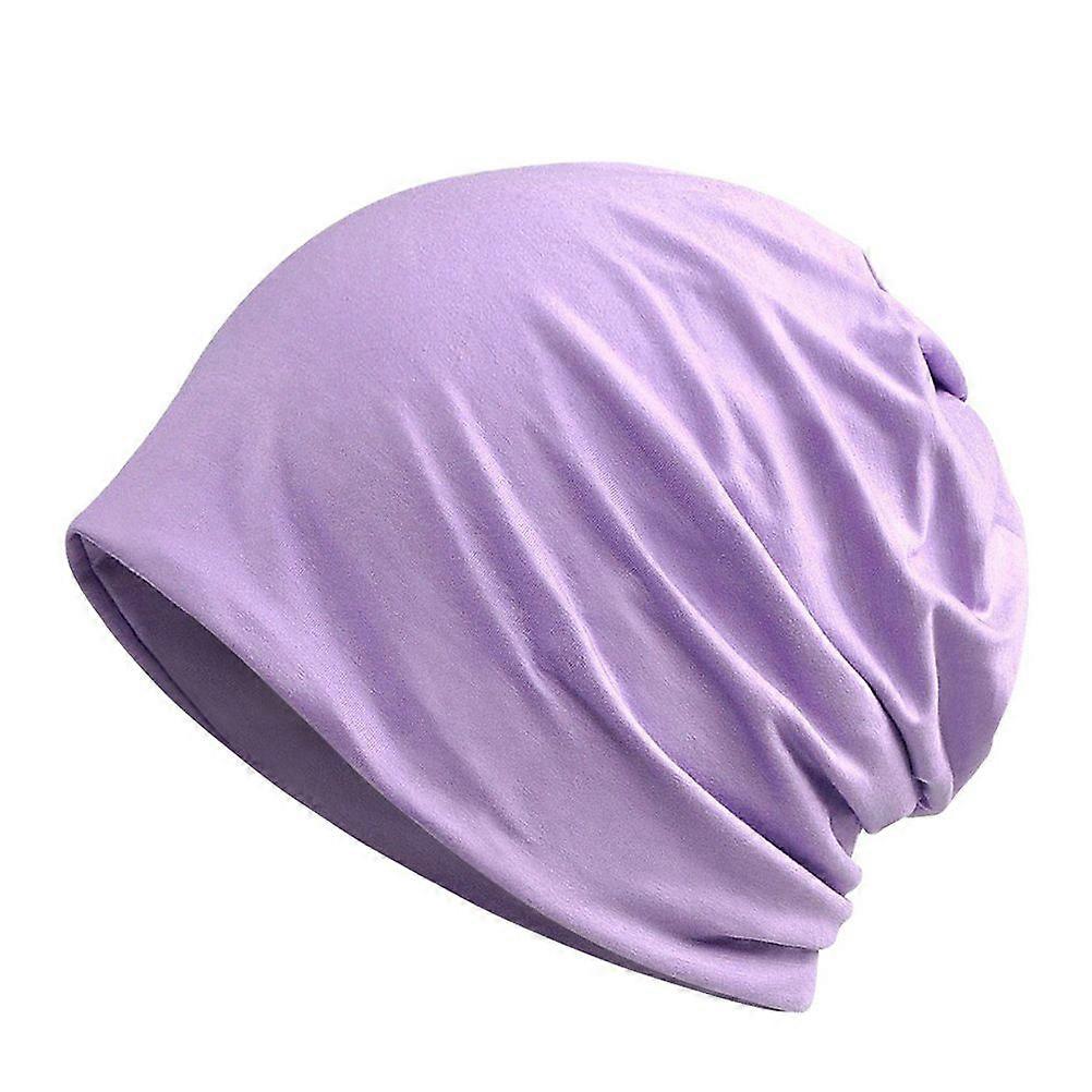Comfortable Sleep Hat Portable Head Cover Multi-function Snood Hat Chemo Accessory