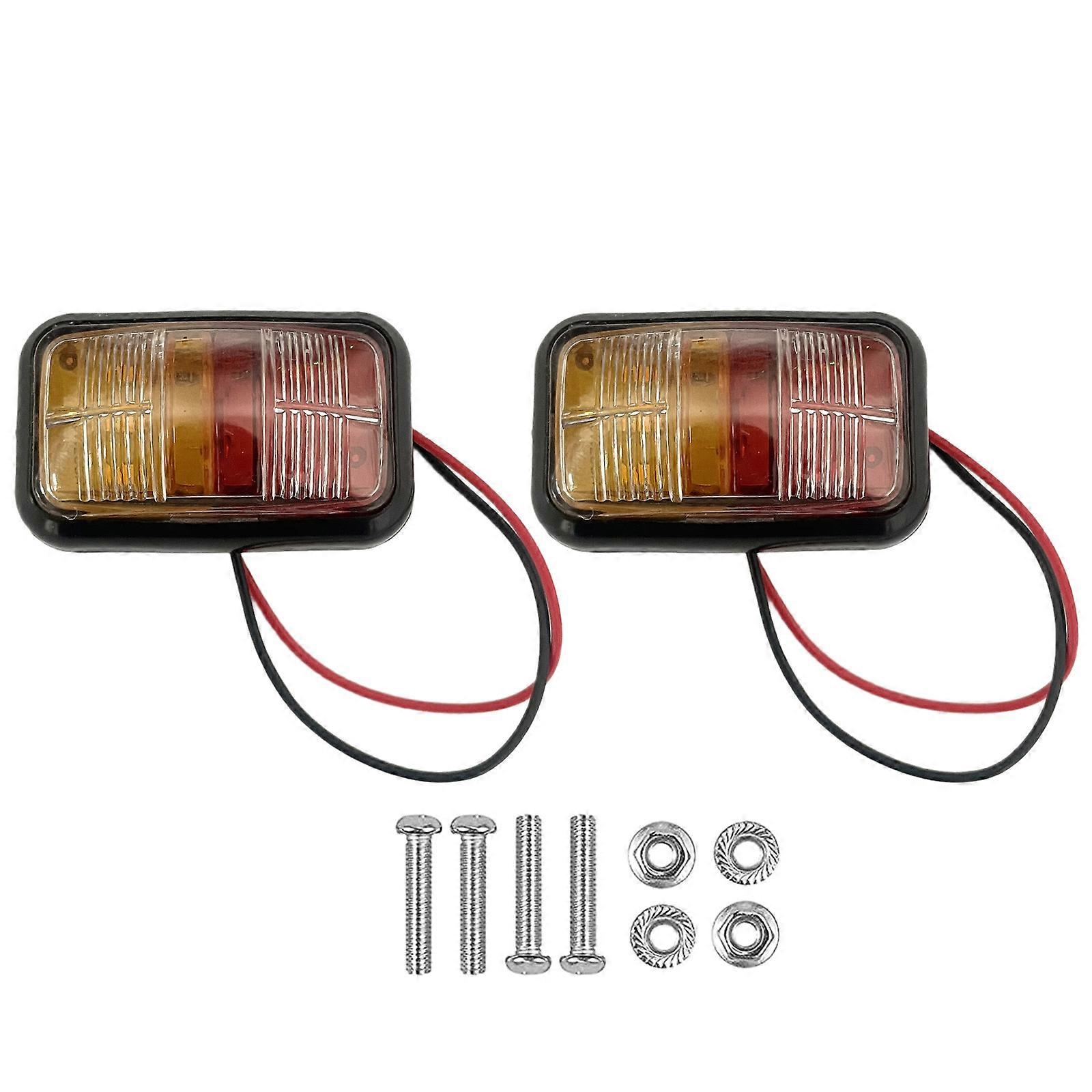 Replacement Double Tone Side Lamp Easy Mounts Long Lasting LED Side Clearance Light Simple Installs for Truck Trailer Bus