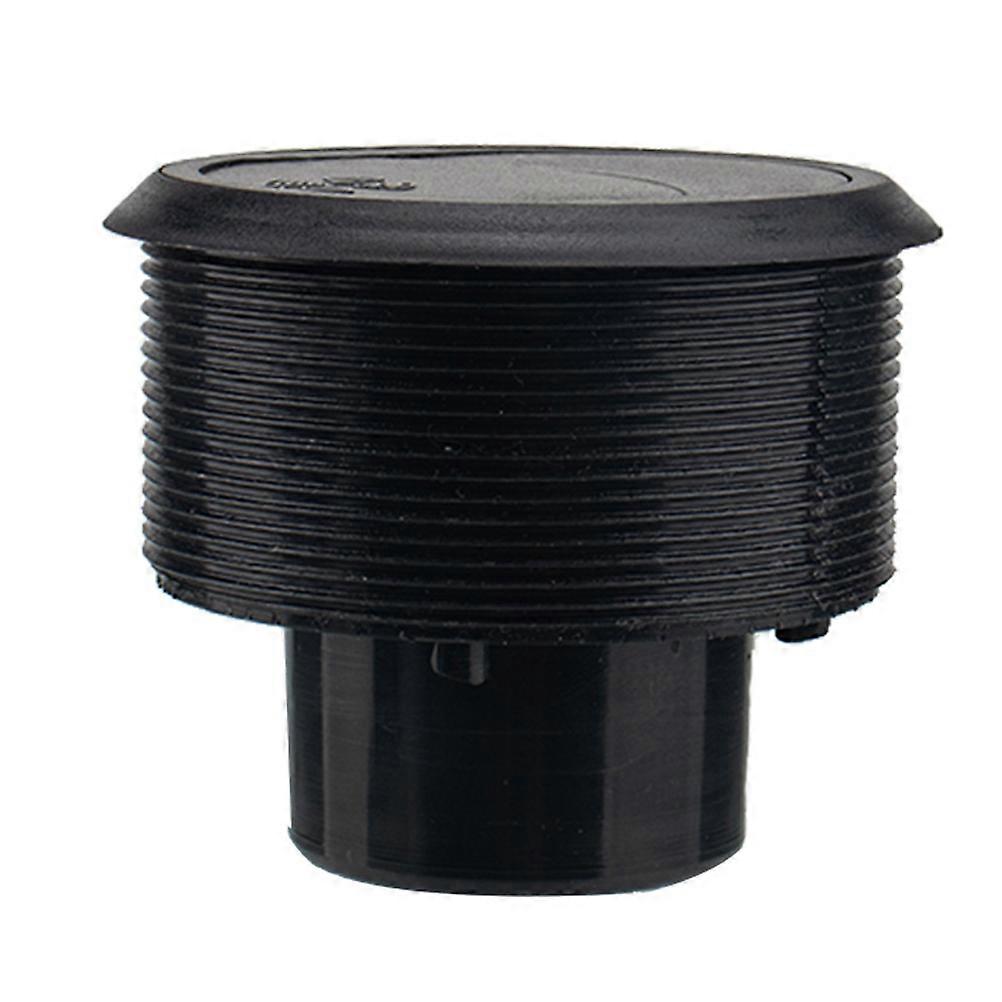 Air Conditioner Vent For Motorhome Abs Material Round Shape Suitable For Caravan 82Mm Outer Diameter Black 1Set