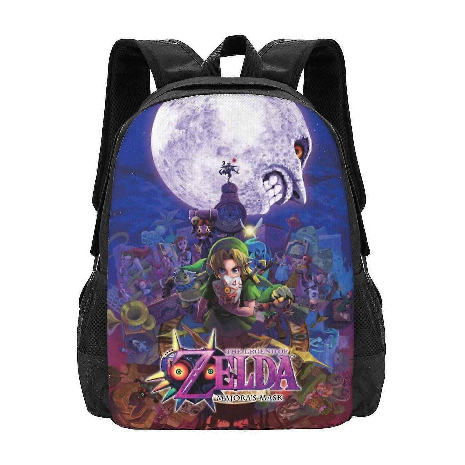 キッドゼルダの伝説にインスパイアされたスクールバックパックブックバッグデイパックスクールバッグティーンズ男の子女の子のための