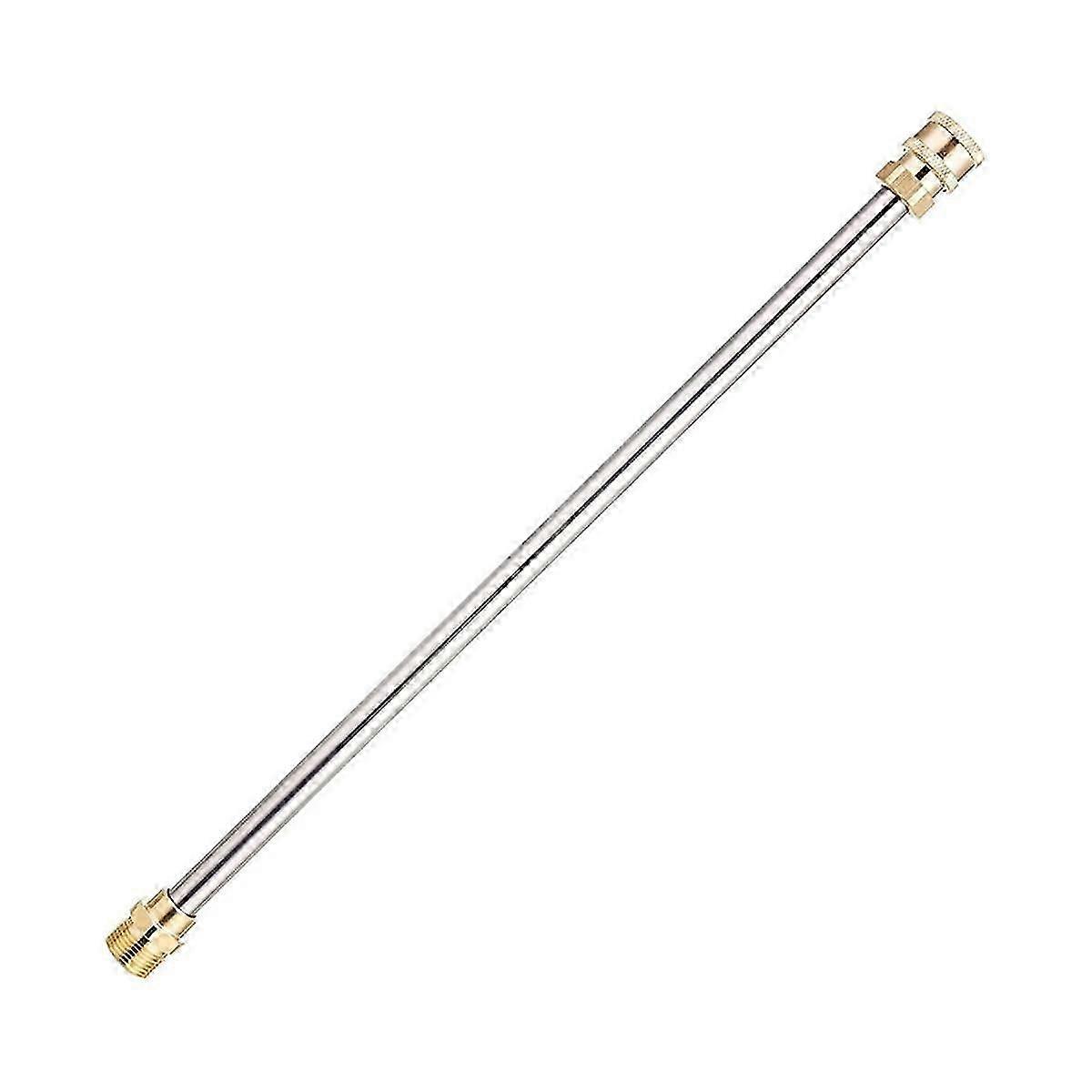 M22 to 1/4 Inch High Pressure Washer Extension Wand Universal Spear Extender for Vehicle Cleaning