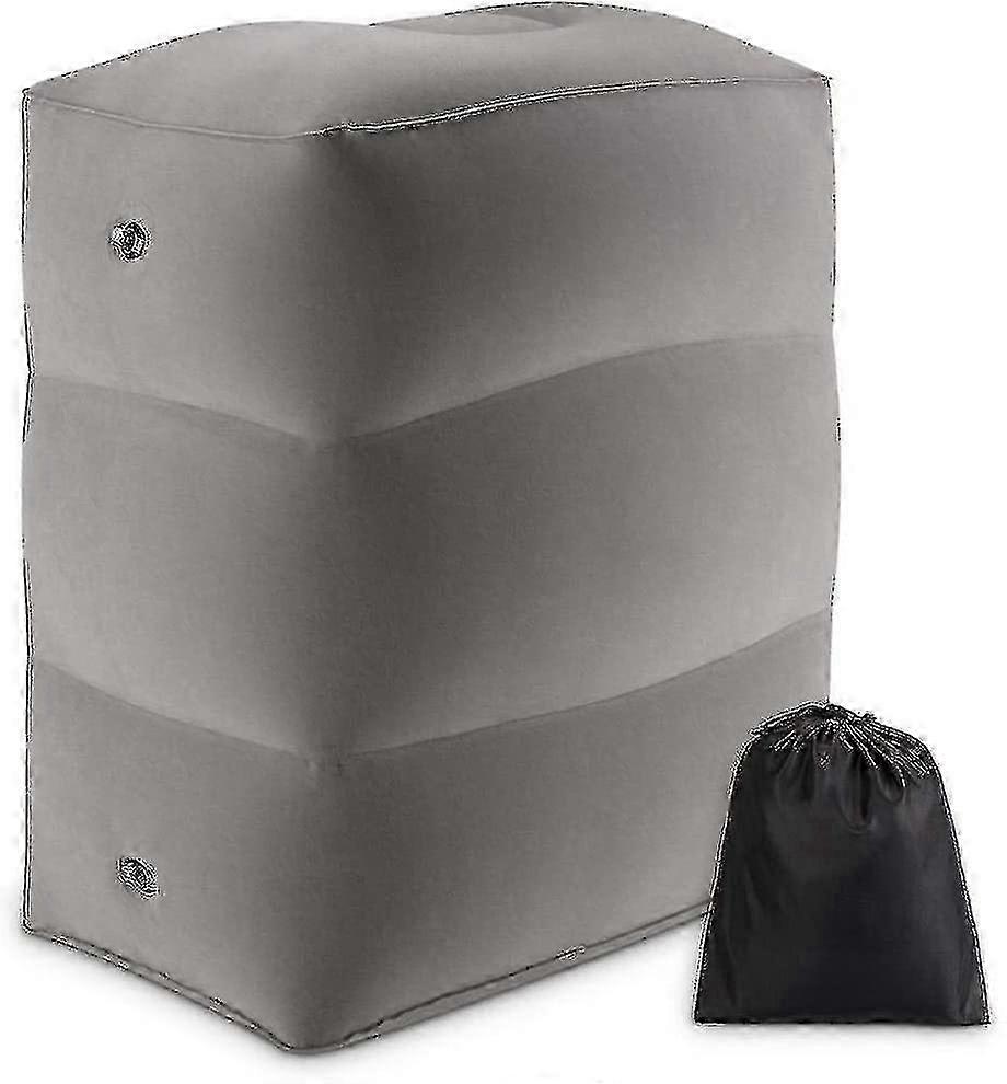 Adjustable Inflatable Travel Pillow for Leg Foot Rest and Toddler Cushion