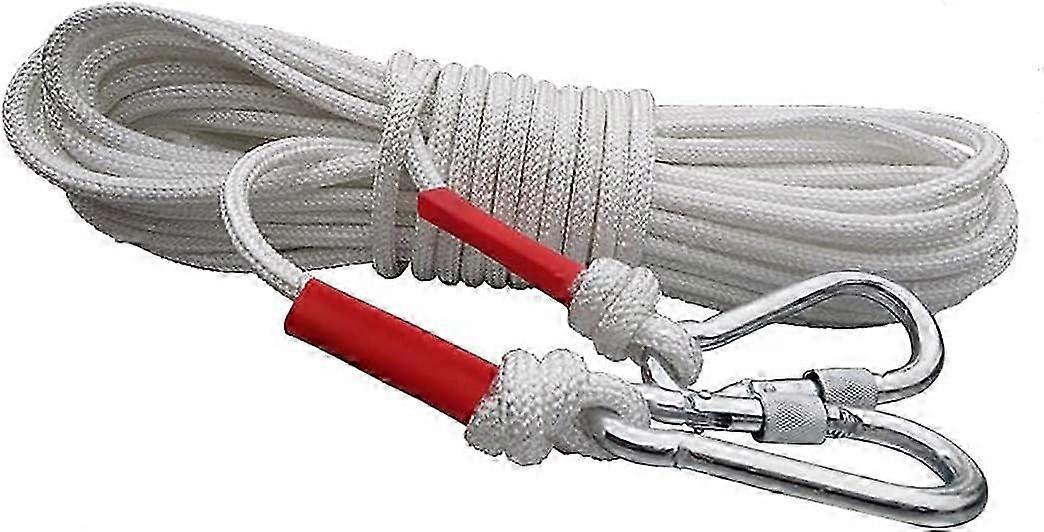 Portable 32ft Adjustable Drying Rope Clothesline for Indoor Outdoor Laundry, Windproof Design