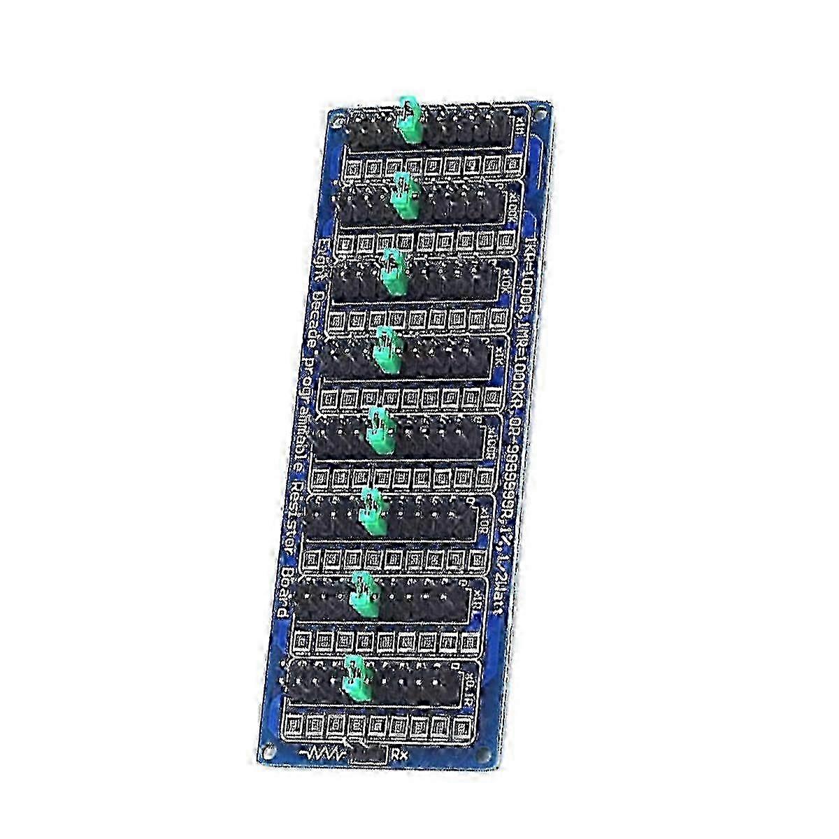 Programmable Eight Decade Resistor Board 0.1R-9.9999999MR(0-10M)Step Accuracy 1/2 W SMD Resistance Module