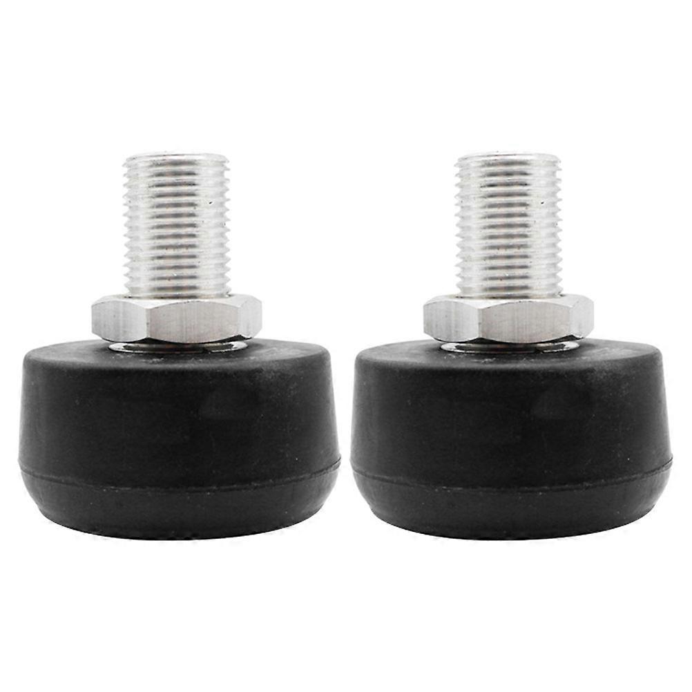 Rubber Roller Skate Toe Stoppers for Skating Shoes Replacement Parts 2Pcs Round Shape Black Sturdy Stopping Power
