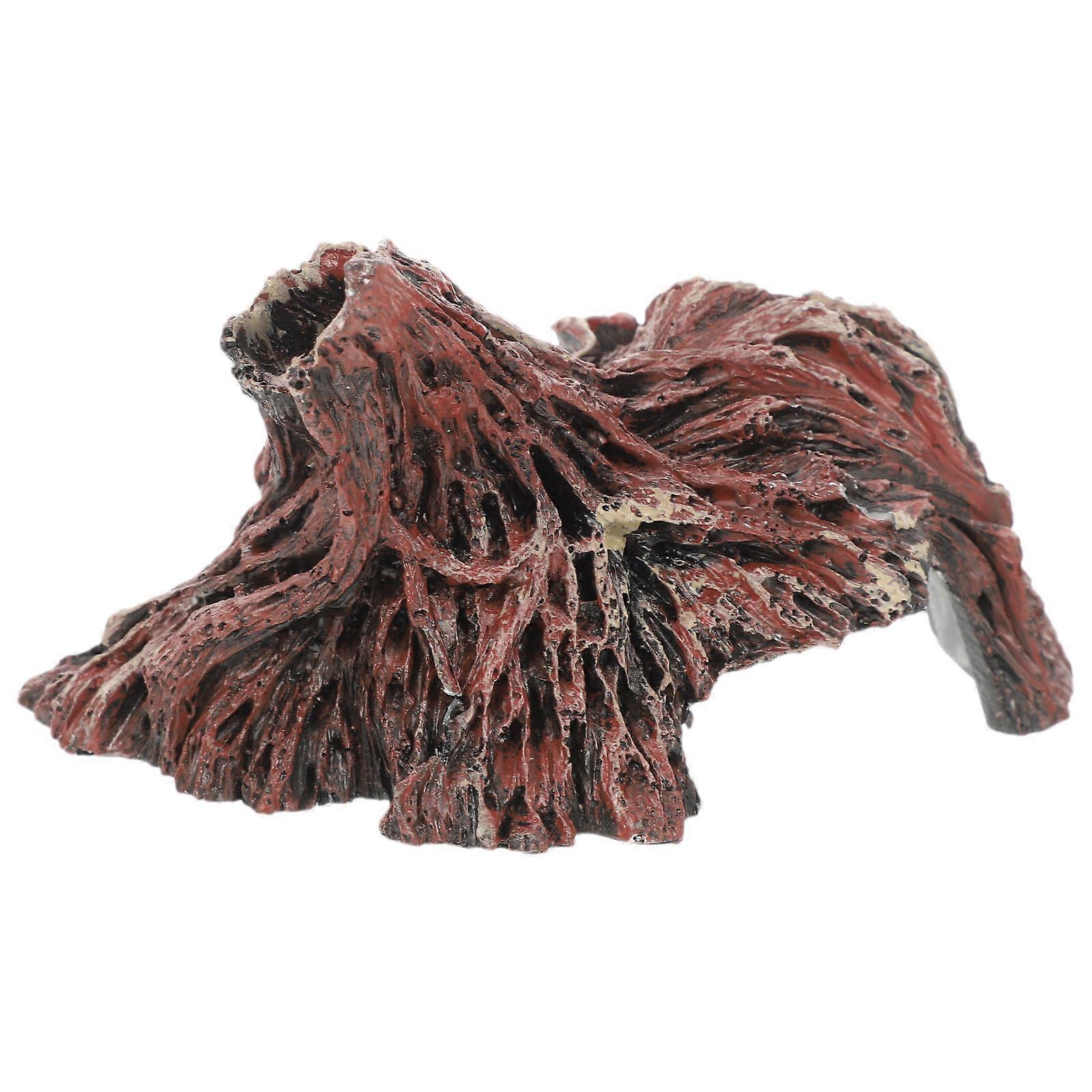Reptile Resin Cave Hideout for Terrariums – Natural Ornament for Turtles, Lizards, and Pets, Creates Cozy Dark Shelter
