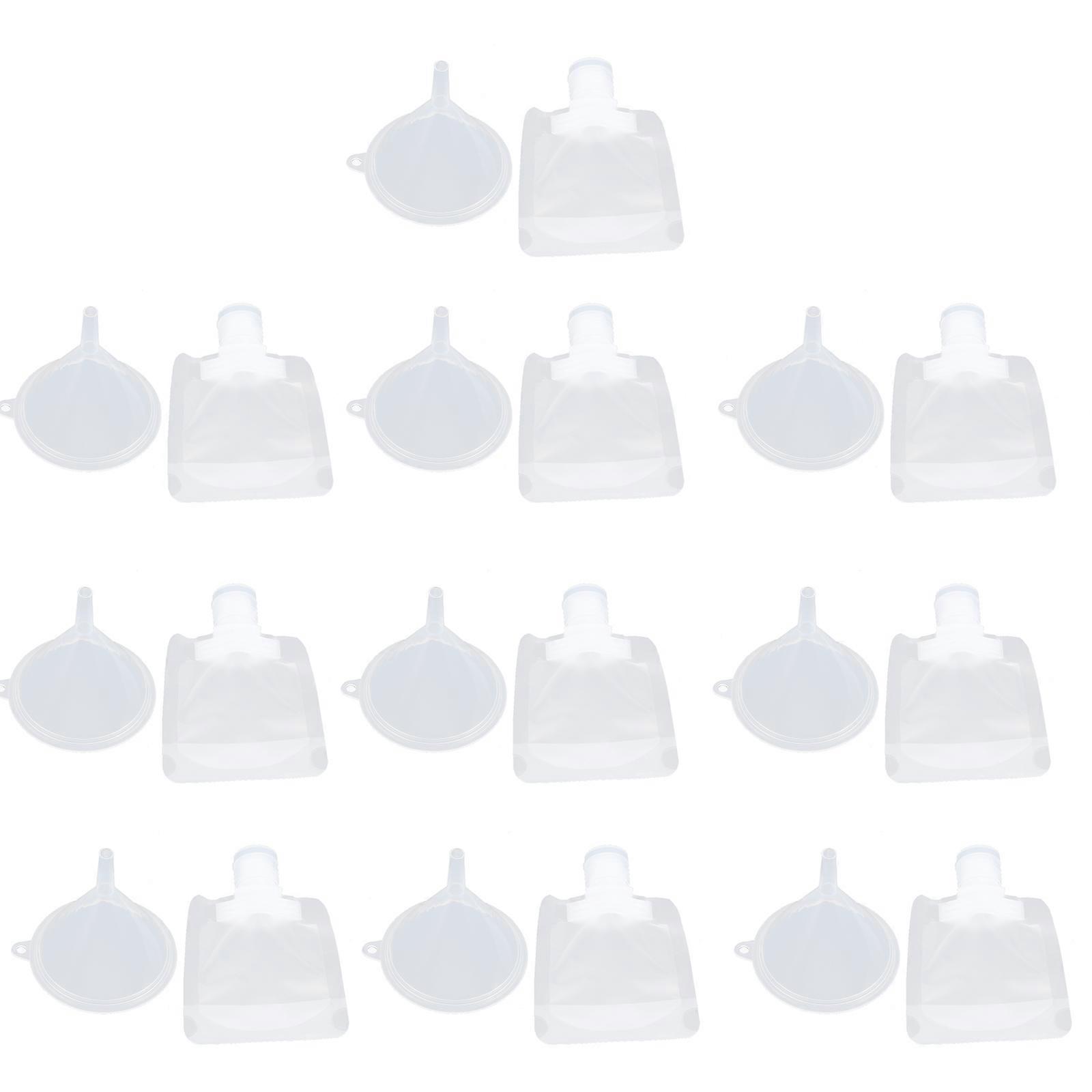 Portable Travel Bottles for Storage Use Safe PET Material White Color Suitable for Lotion and