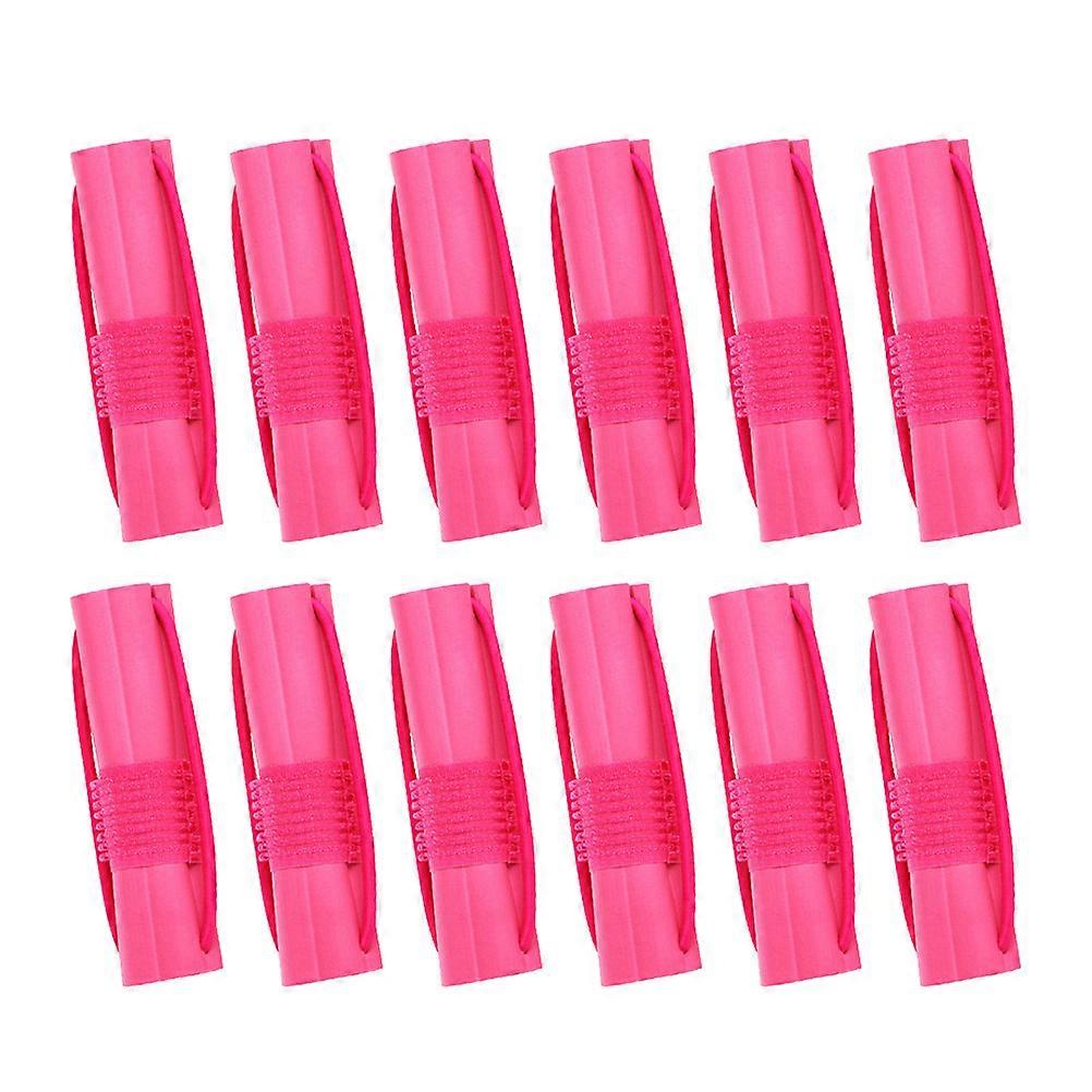 12pcs Hair Curler Sponge Rollers for Styling Tools with Self Grip for Household Use