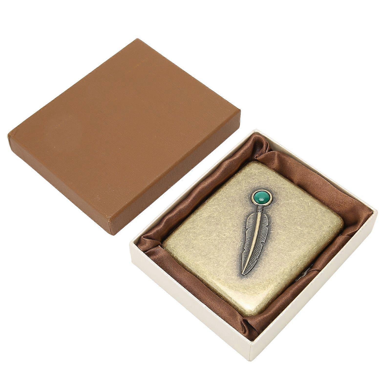 2025 Latest Model  Metal Cigarette Case Box Double Sided Spring Clip Open