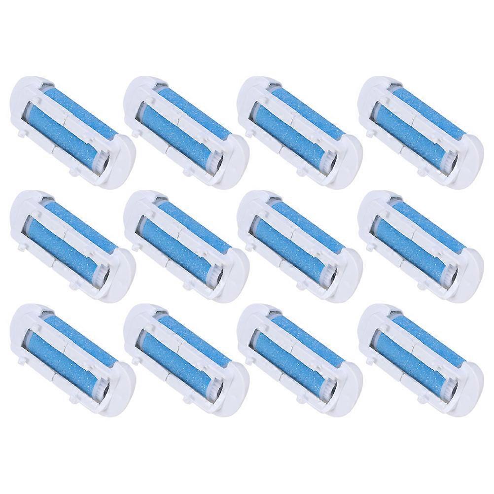 12pcs Foot Tool for Dead Skin Removal Roller Heads Replacement