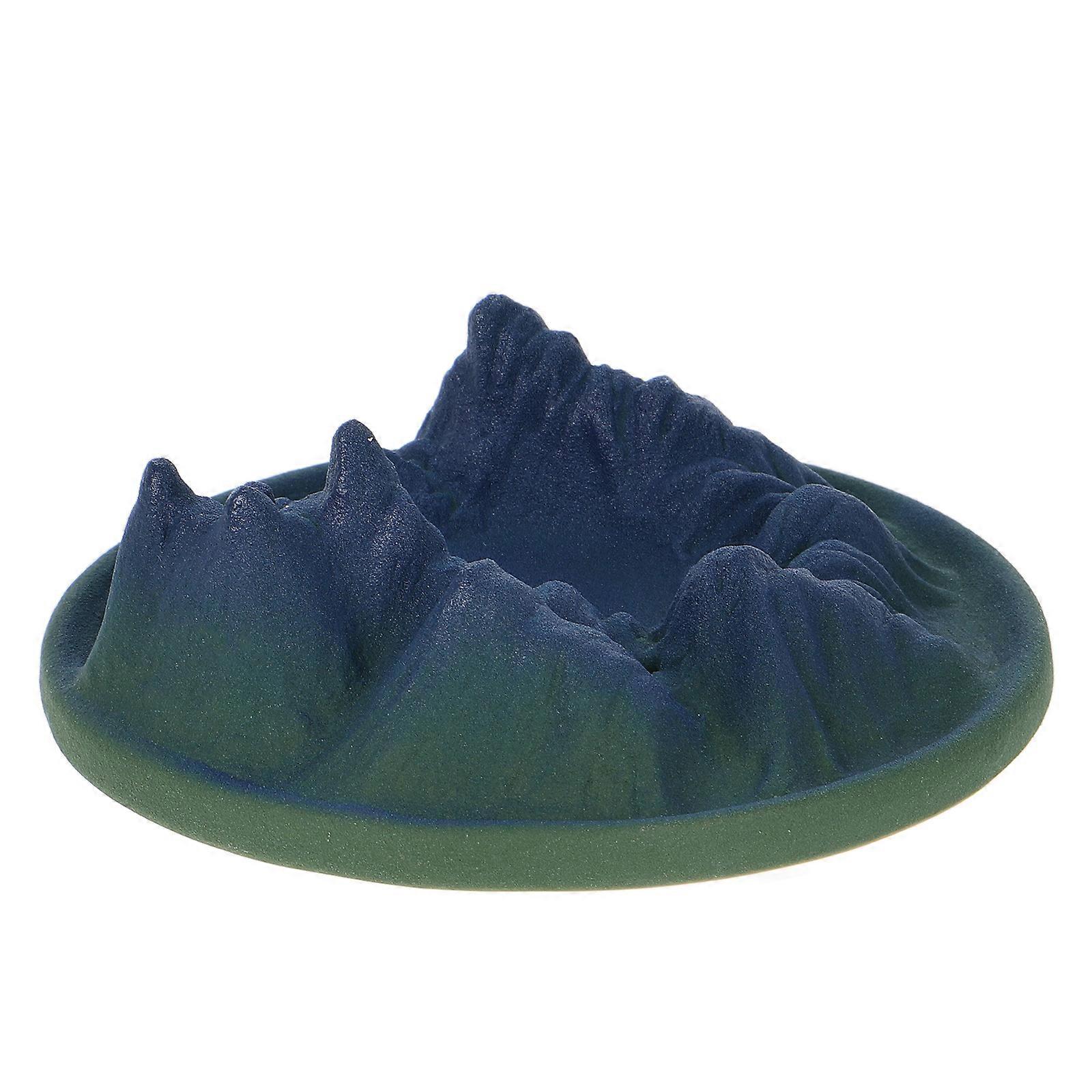 Succulent Diffuser Ceramic Incense Holder Backflow Incense Function Spa Room Decor 1Set