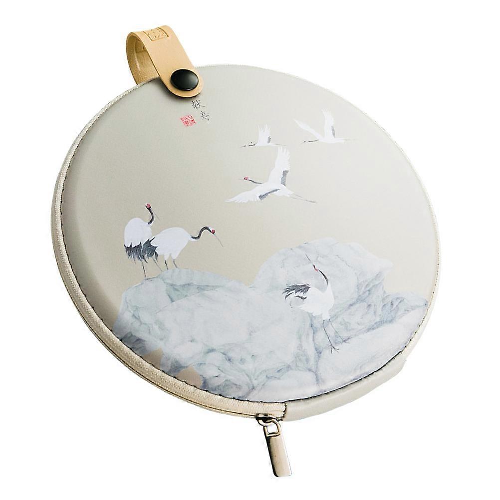 Chinese Tea Cake Storage Bag Ivory Square Dustproof Insect-Proof 1Pcs