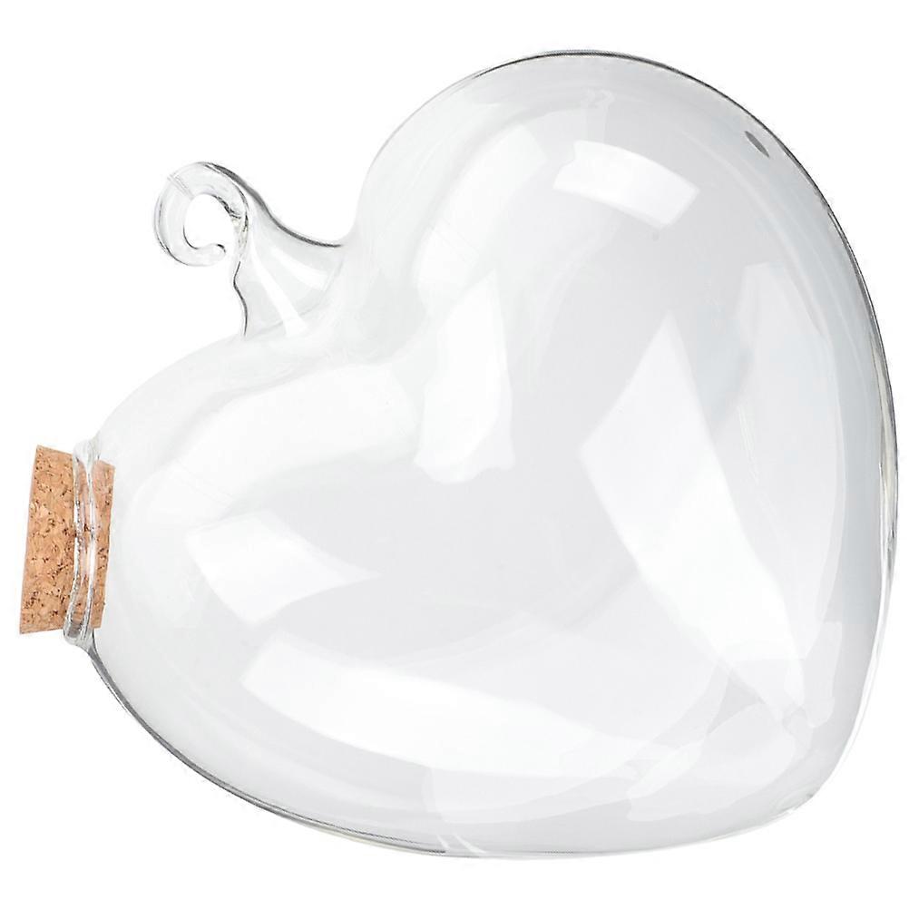 Creative Wishing Bottle Glass Shaped Containers Window Display 14X12CM Decoration 1Set