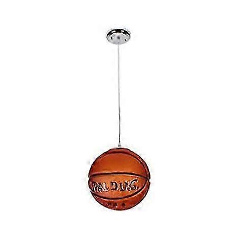 吊灯篮球吊灯儿童房吊灯个性创意吊灯E27篮球足球吊灯吊灯客厅喧嚣