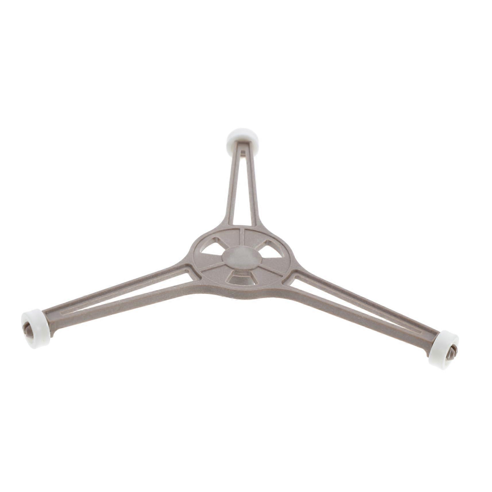 Microwave turntable holder made of robust rotating microwave ring for even heat distribution, stable support ring for glass plate.