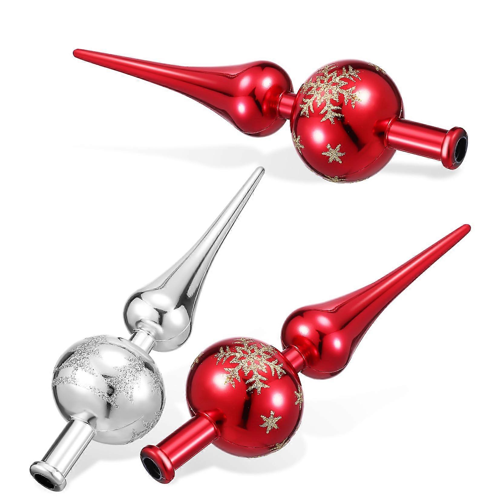 3Piece Christmas Tree Topper Decorative Tree Tops for Fir Tree Lightweight Durable Christmas Tree Decorations Easy to Install and Reusable