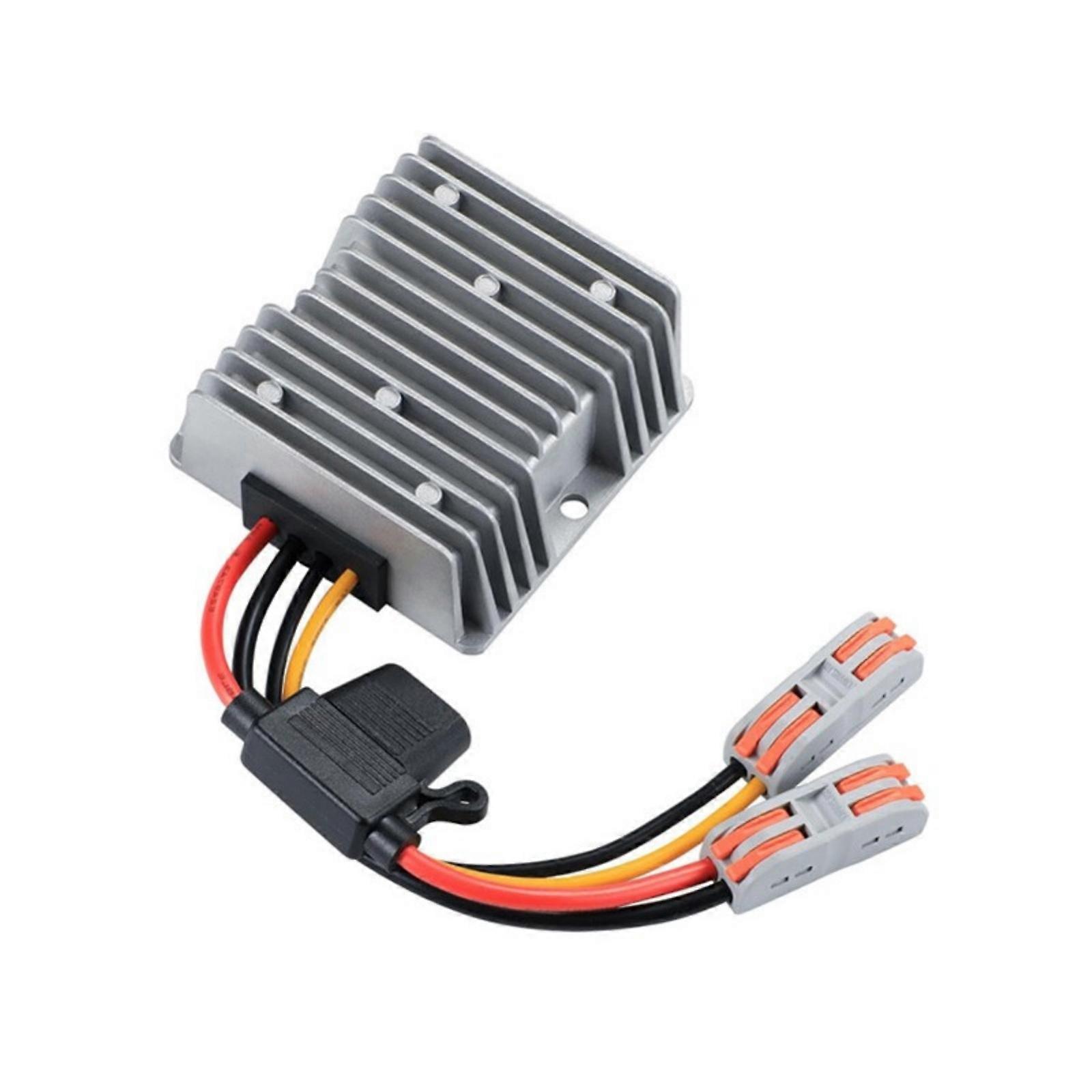 High Efficiency 12V To 24V 5A Step Up Power Supply Module With Overloads Short Circuits Protections For Car Electronics Multicolor