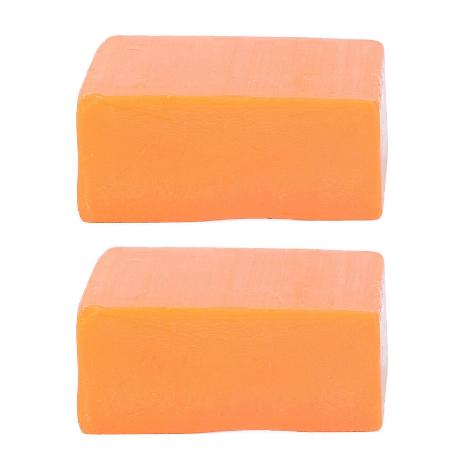 2Pcs Turmeric Face Soap 100g Fade Scars Organics Turmeric Face Cleansing Soap for All Skin Types 