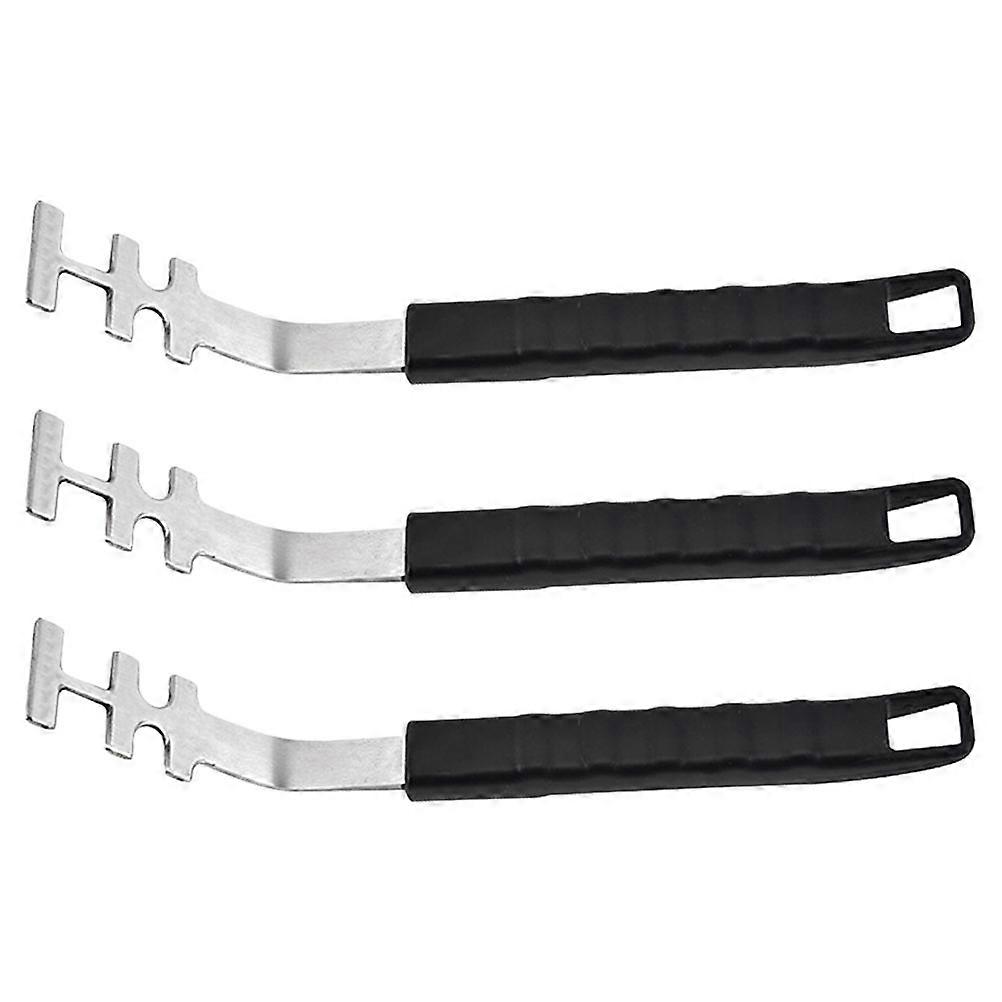 Stainless Steel Grill Grate Lifter for Kitchen Use Assorted Color Practical and Safe Cooking Tool