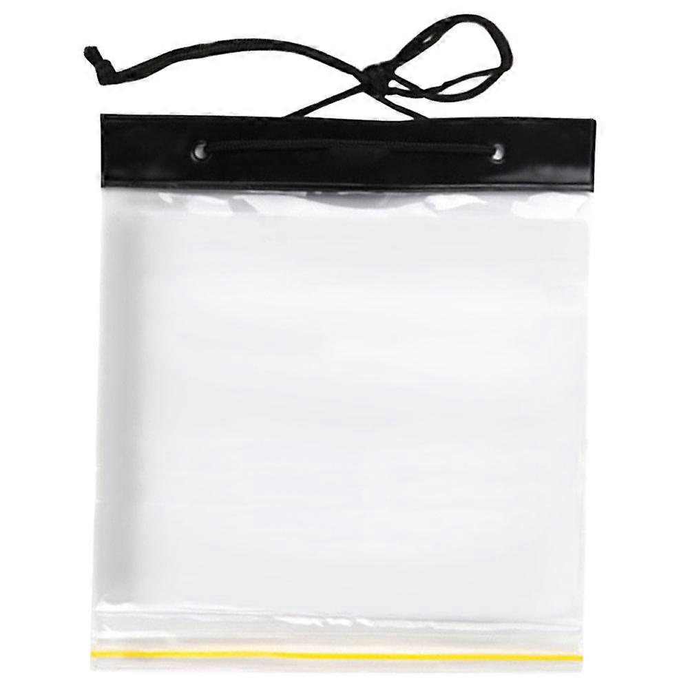 Document Carrier Bag Thick Transparent PVC Material Storage for Maps and Phones Rectangular Large Size Map Pouch 12.10X10.53X0.04in 1Pack