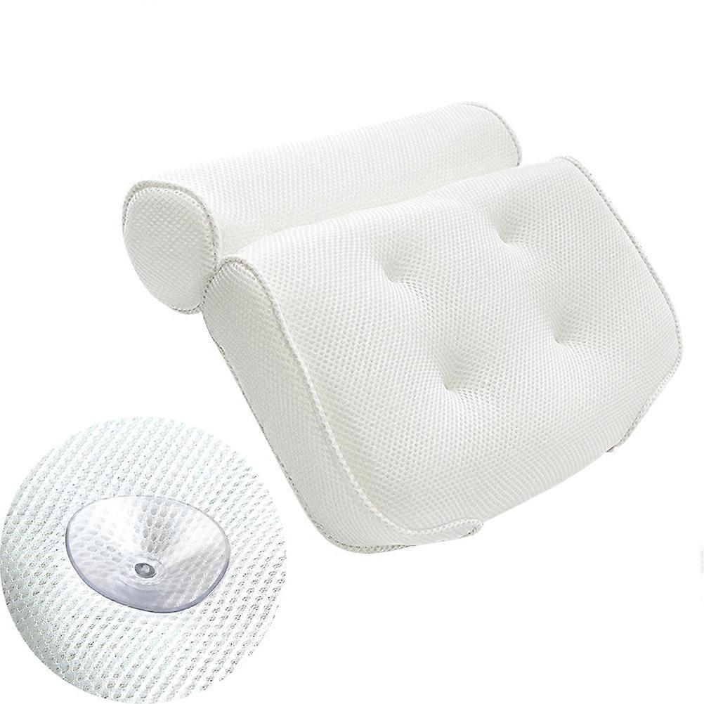 Relaxing Bath Pillow with 6 Suction Cups for Swimming Pool Quick Drying 1Pack