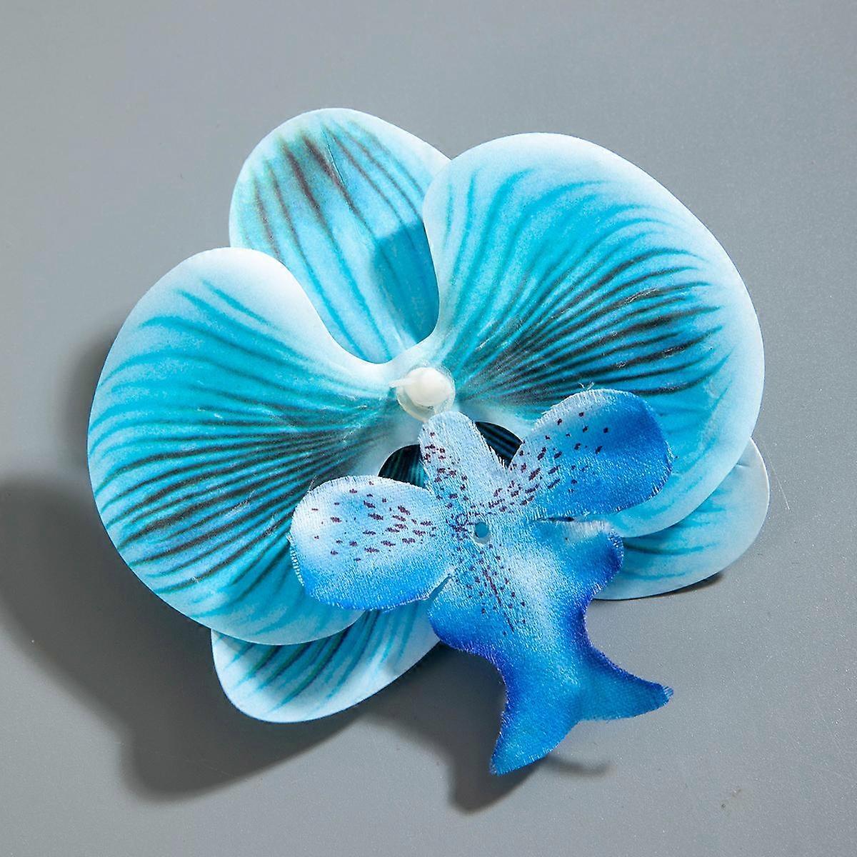 Kevät Kesä Dopamiini Makea Väri Simulaatio Perhonen Orkidea Hiusklipsi naisille Korut Tuoreet hiukset Matka Loma