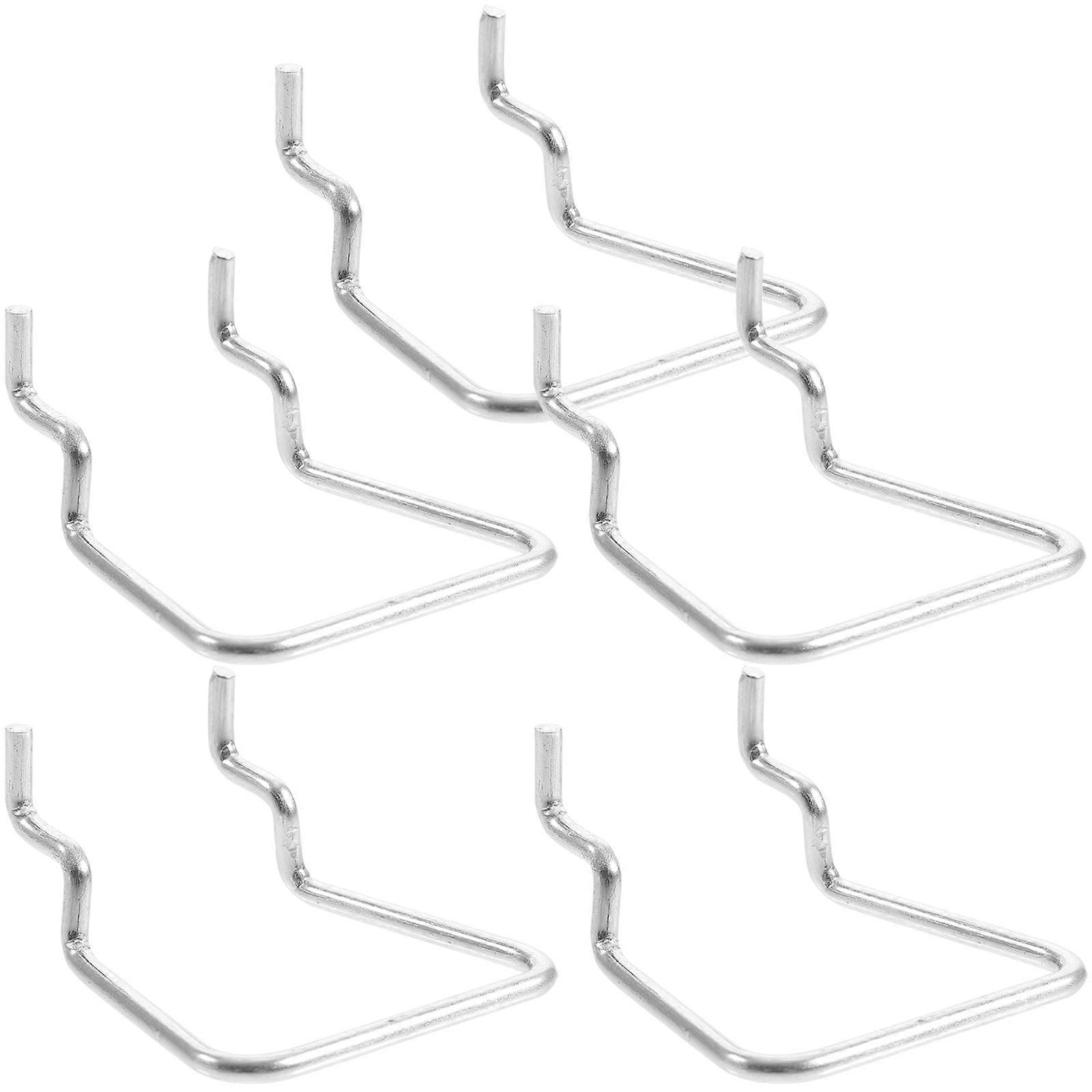Cup Holding Tool Storage Pegboard Hooks Metal Material Home Studio Workshop Easy Installation 5Pack