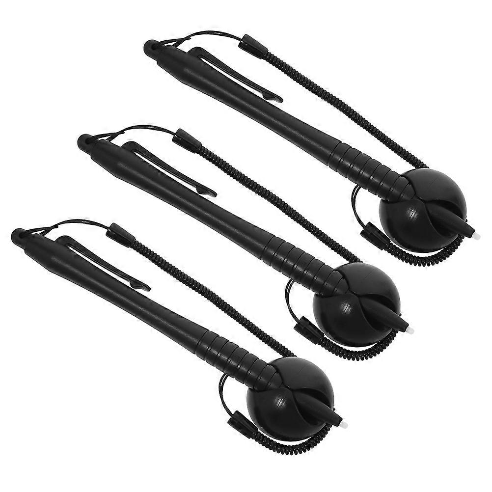 3 Pcs Resistive Touchscreen Stylus Pens with Hard Tip, Spring Rope, and Base for Precise Writing and Drawing on Resistive Screen Tablets