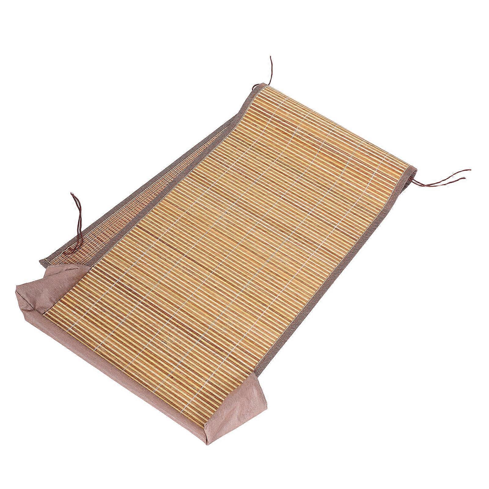 Portable Bamboo Seat Cushion for Home Use Coffee Color Multifunctional and Foldable Design 16.5x16.5 inches
