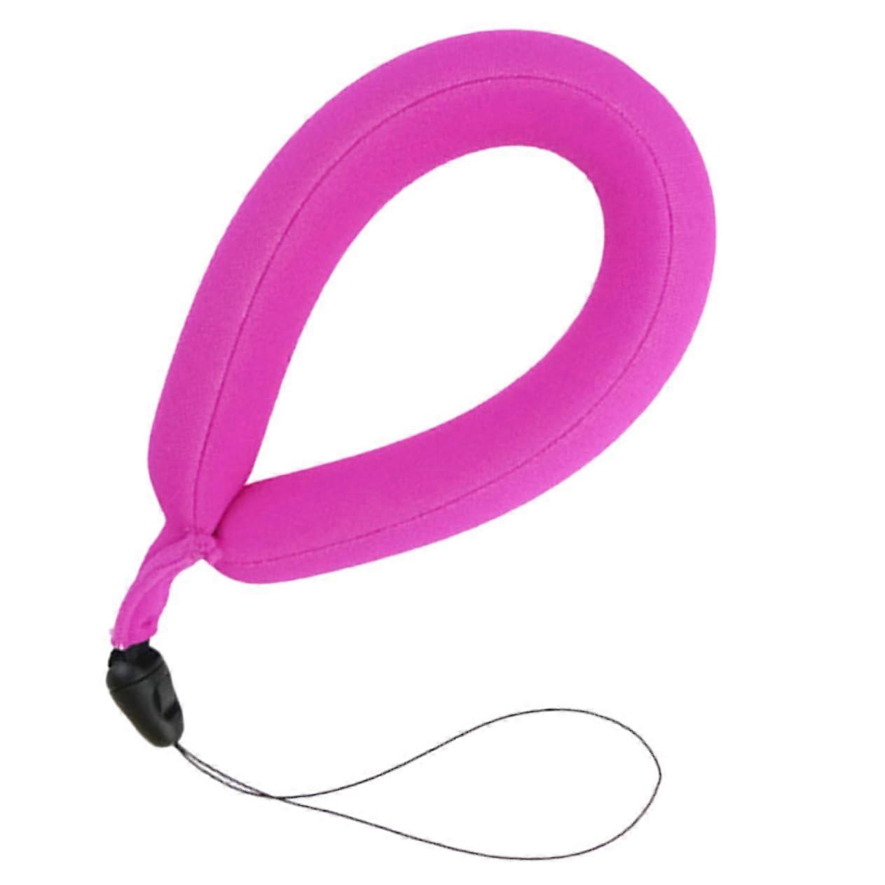 Floating Wrist Strap for Adjustable Neoprene Wristband, Outdoor Multifunction Accessory, Neon Pink