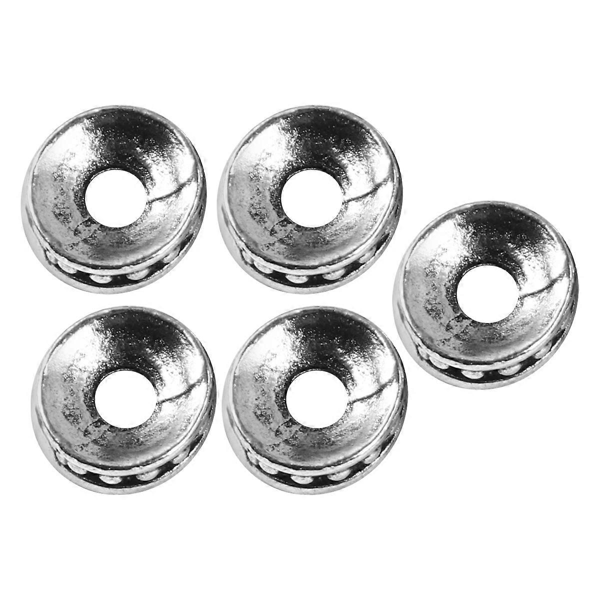 100pcs DIY Spacer Beads, Metal Gasket for Jewelry Making, Unique Pendant Accessories for Men and Women, for Necklaces, Bracelets, and Keychains