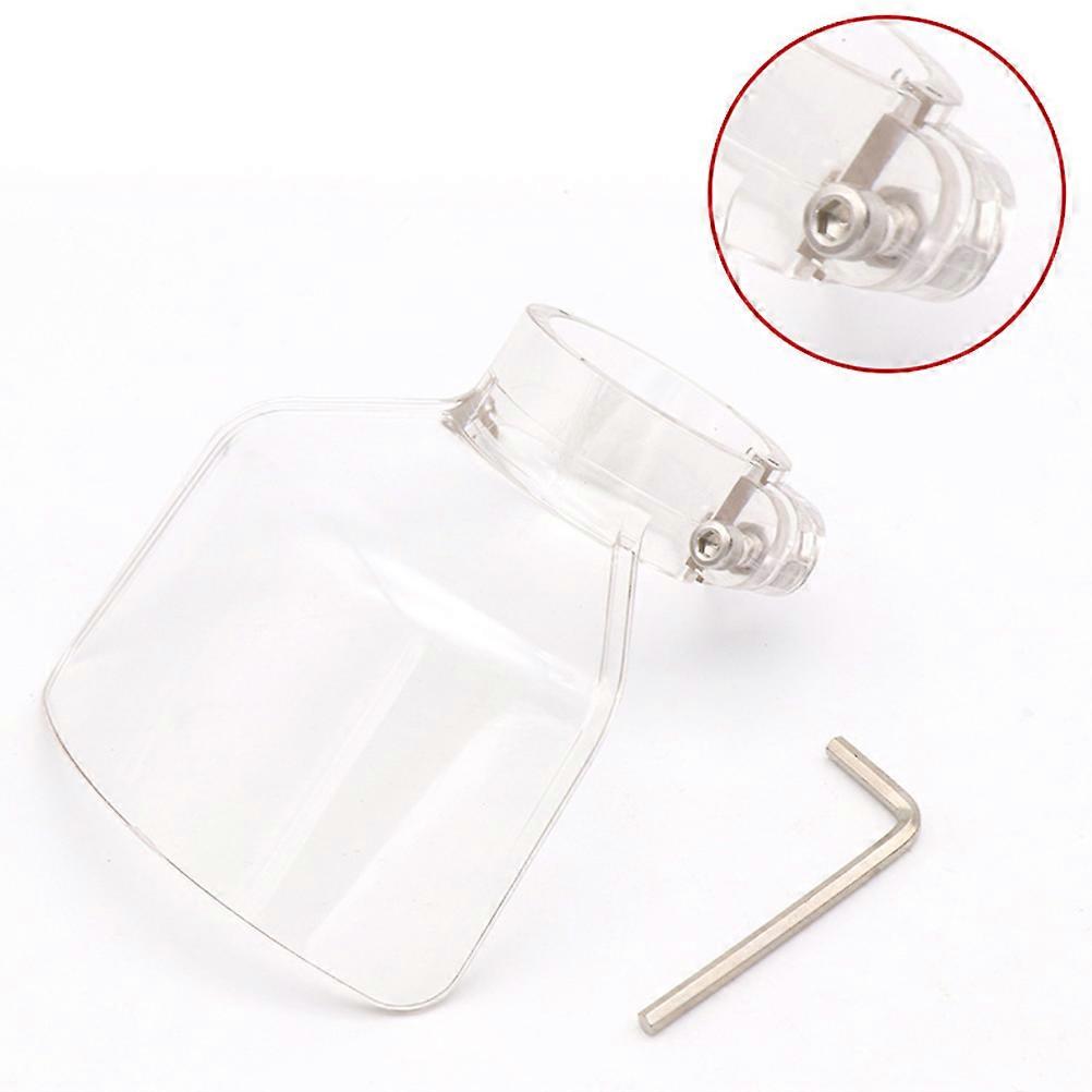 Transparent Plastic Drill Cover for Safe Drilling Use with Quick Adjustments