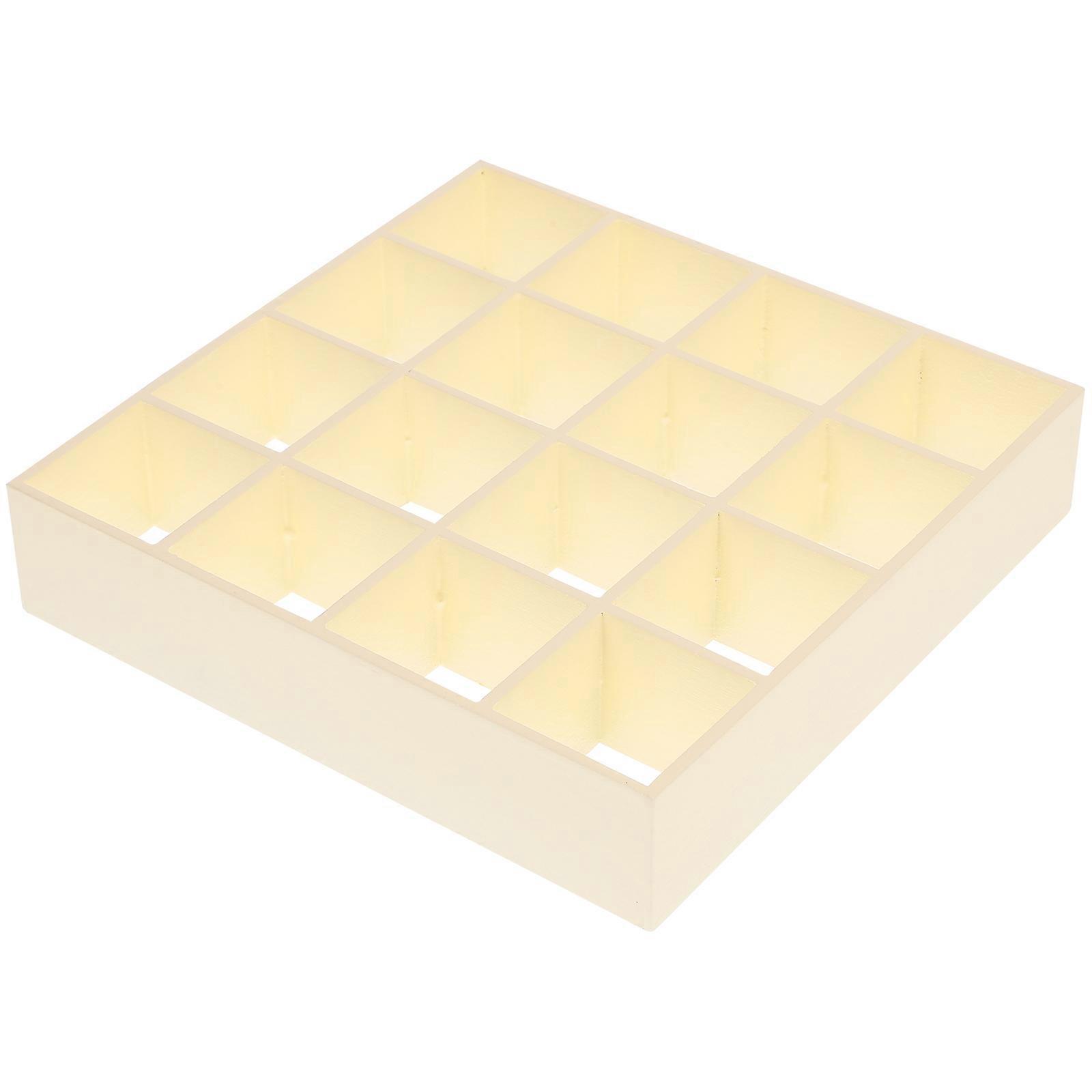 Adorable Mini Cabinet Decor for Decoration Crafted from Wood with Light Yellow Color 2.5x2x1.8 Inches
