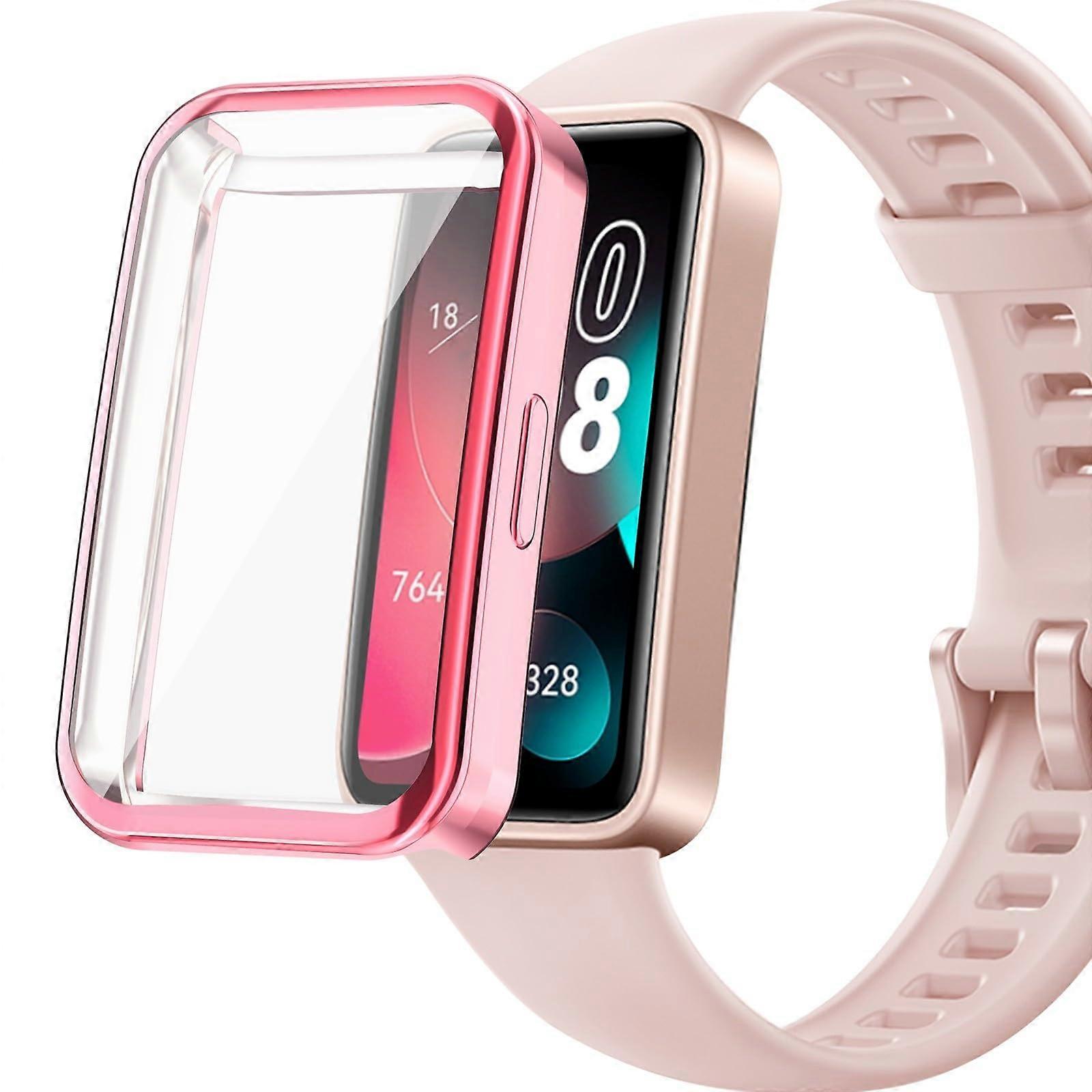 Protective Case for Huawei Band 8/9/10 Smartwatch (Pink)