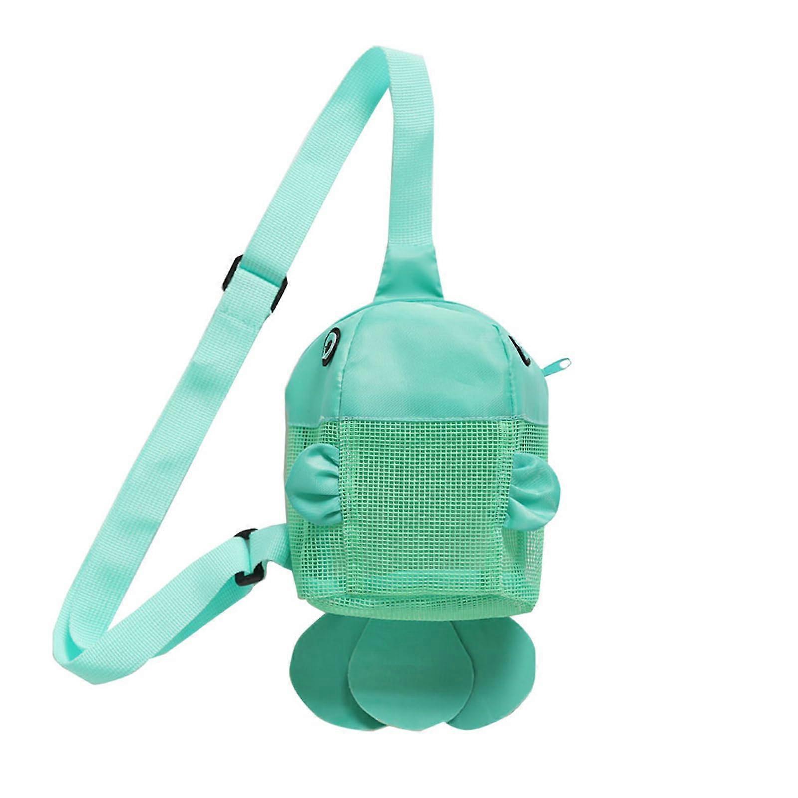 Beach Toy Beach Bag for Kids - Adjustable Mesh Shell Collecting Tote for Sand Play and Swim Accessories Storage