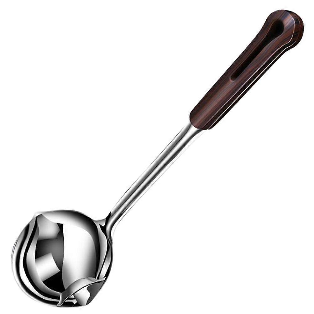 Soup Oil Separator Scoop Stainless Steel Straining Ladle Practical Use For Cooking 1 Pc