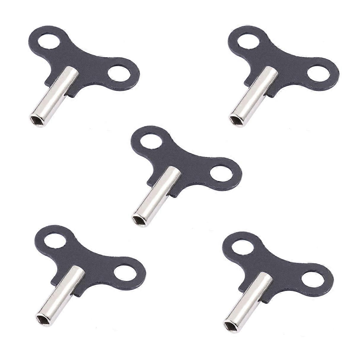 Clock Winding Tool Accessories 5Pcs Wood Clock Keys Winding For Clock Enthusiasts And Repair Professionals Simple Elegant Design