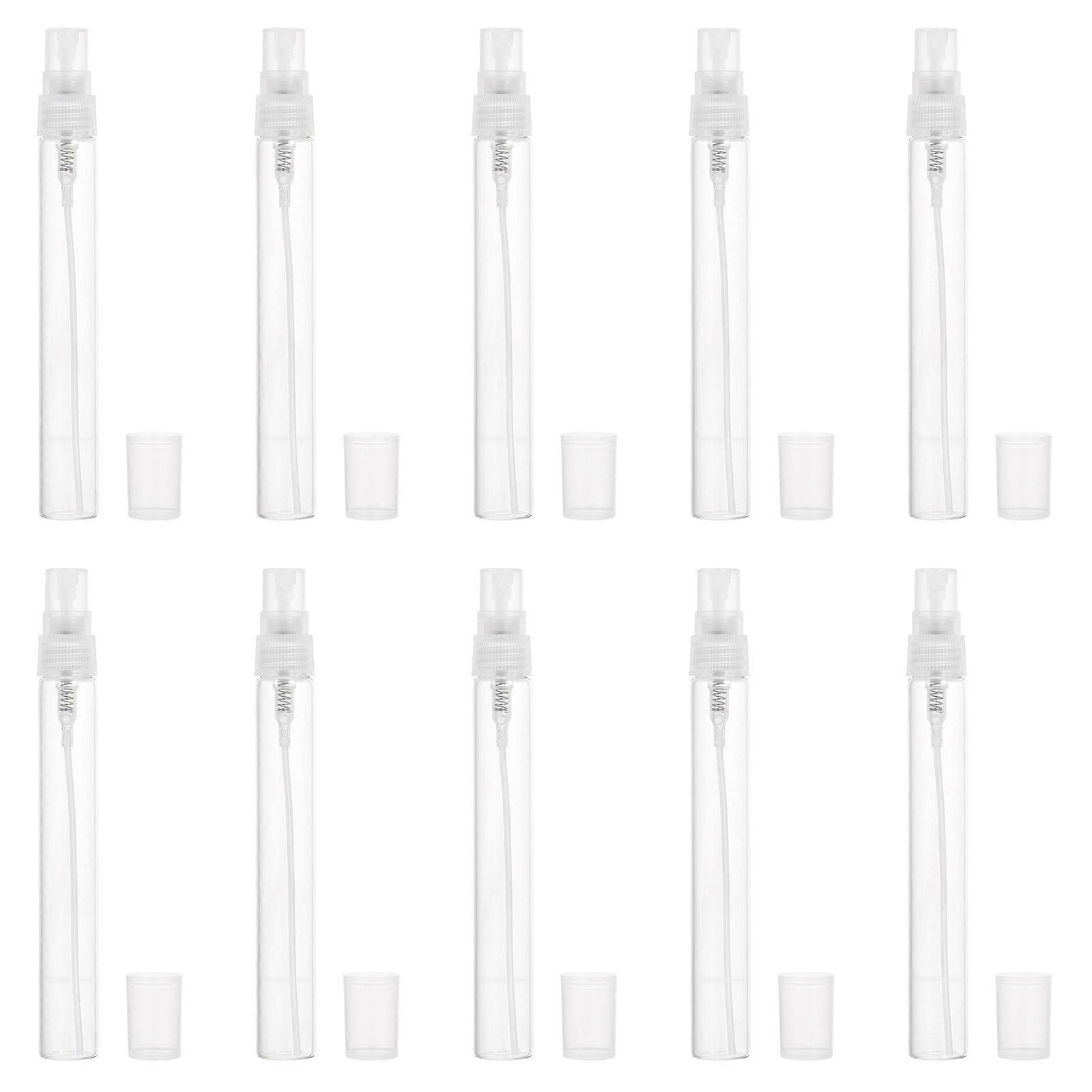 Small Perfume Sample Bottles 20 Pcs Reusable Glass Ideal For Travel And Outdoor Use With Practical Storage Capability