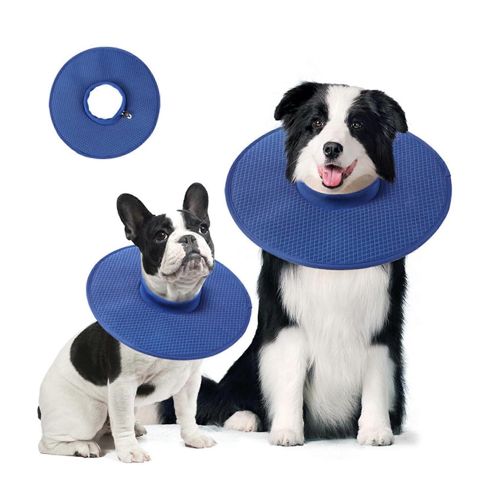 Dog Cones After Surgery, Breathable Dog Collar Against Licking for Small, Medium and Large Dogs, Mesh Dog Recovery Collar for Pets, Cats in Summer XL