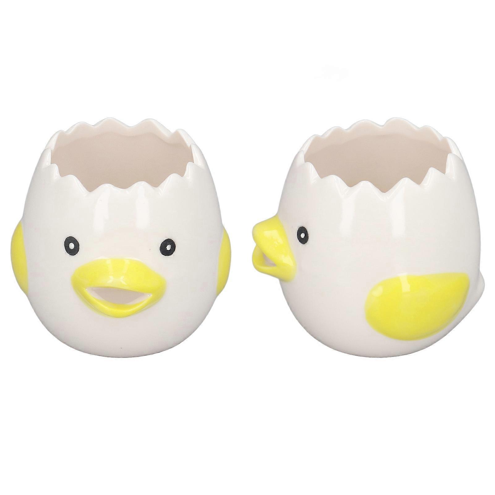 Egg White Yolk Separator Egg Liquid Separation Egg White Liquid Filter Yolk Separation Yellow 