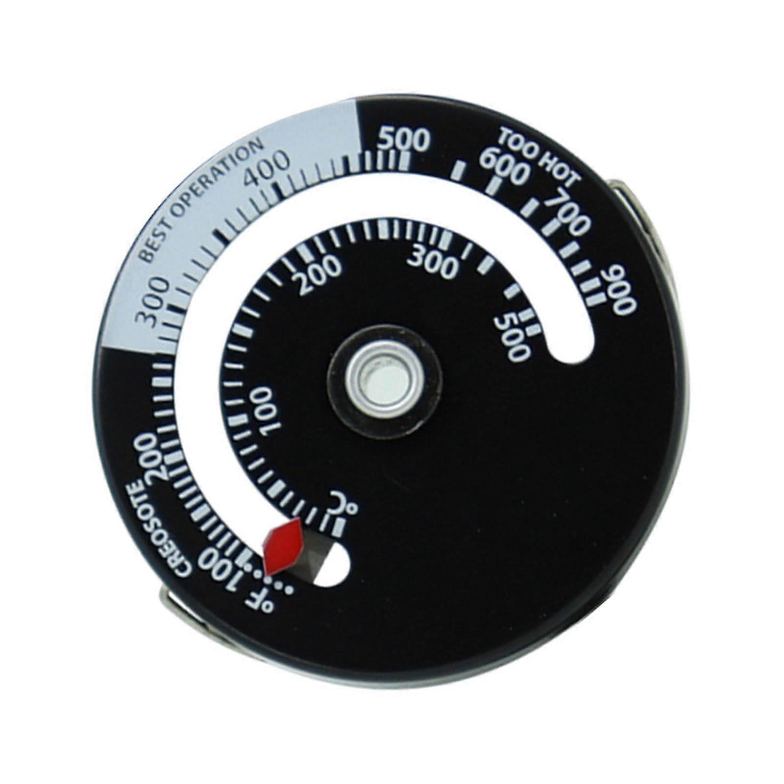 Temperature Gauge Thermometer Large Dial for Stove Pipe Fireplace Stove Stove Local Thermometer Temperature Control THM346641041