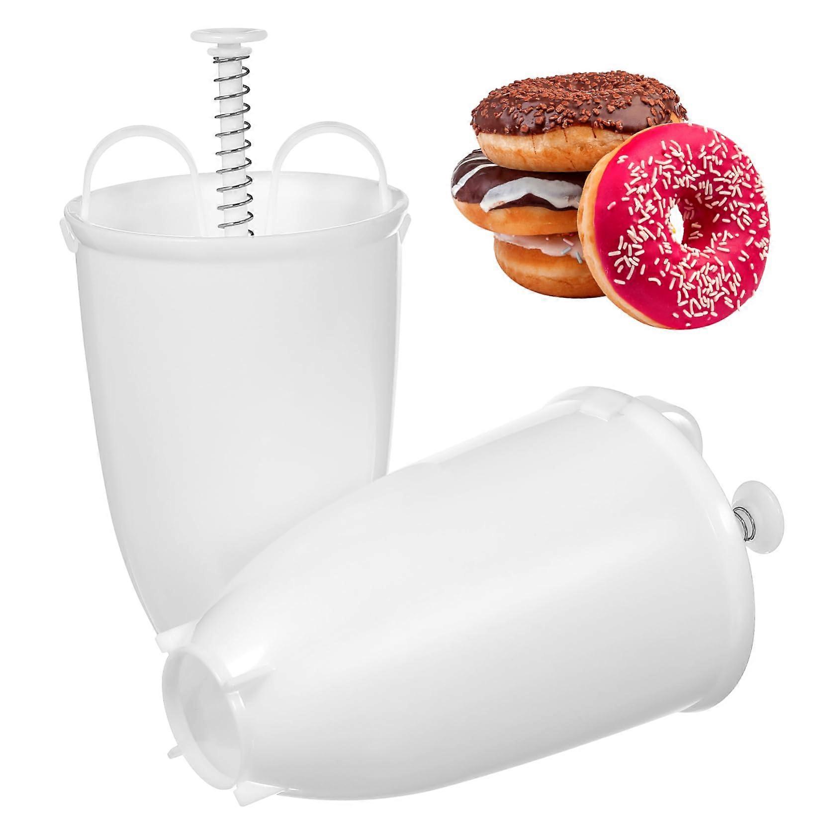 Manual Doughnut Maker Two-Piece Set Lightweight Easy To Use Portable Doughnut Mold Tool