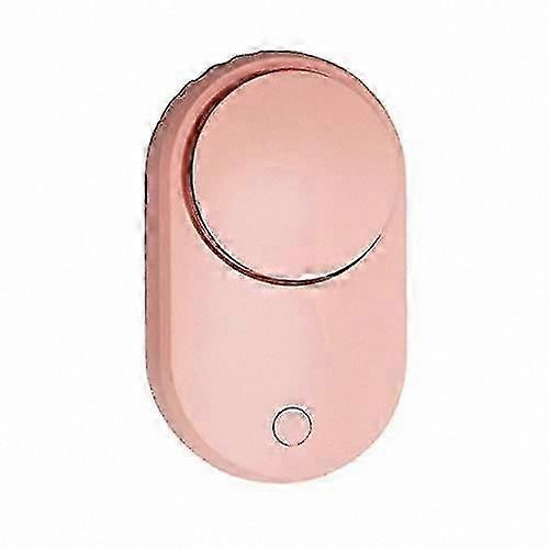Portable Mini Fan with USB Charging and Eyelash Drying Function (Pink)