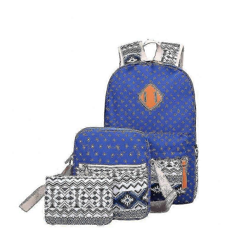 Breathable Printing Three-piece Wave Backpack