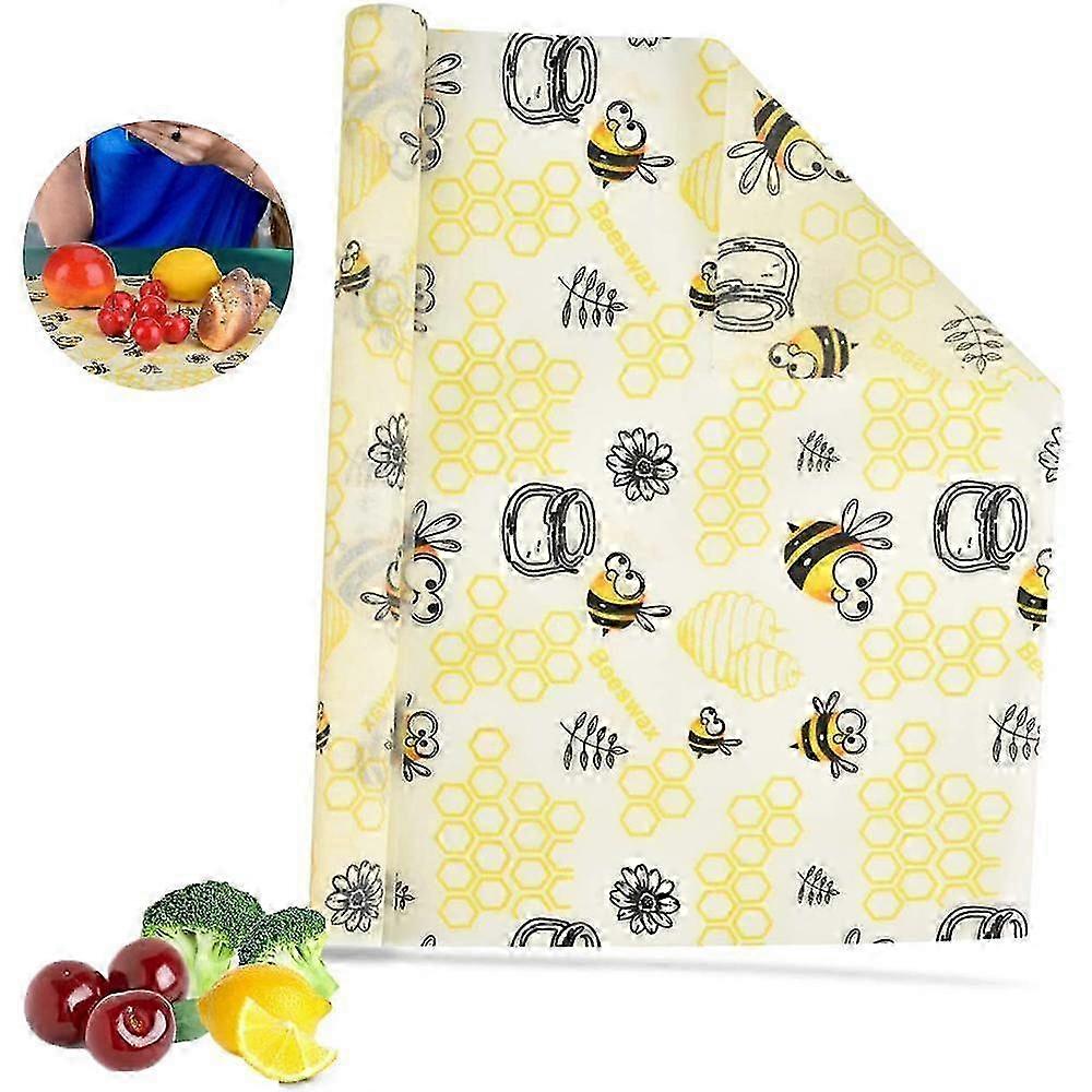 Beeswax Food Wrap Roll (100x33cm) Reusable Beeswax Wrap and Eco-Fri...
