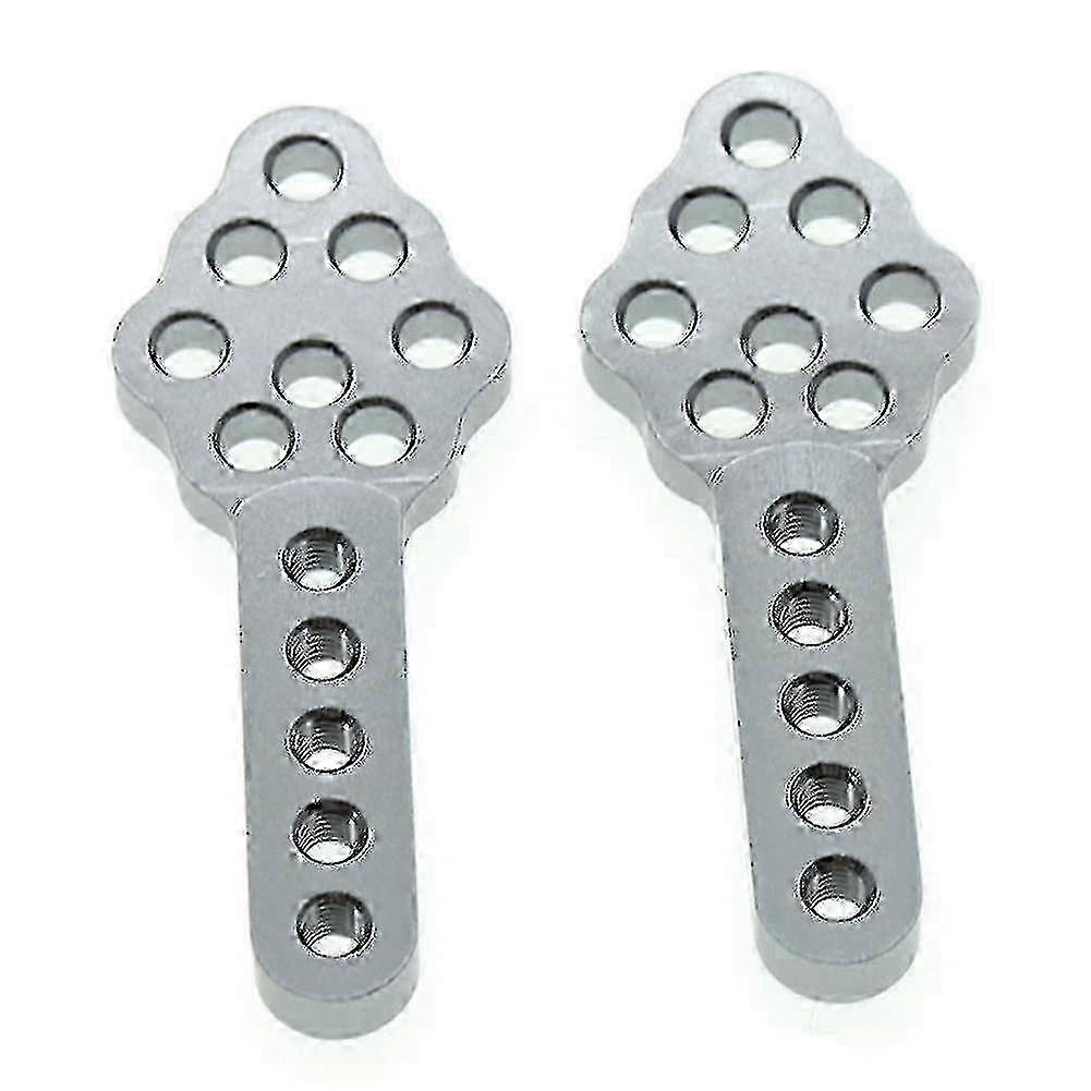 2pcs Adjustable Height & Angle Titanium Shock Absorber Mount Stand for Enhanced Stability
