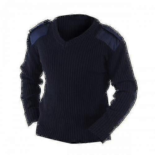 Men's V-Neck NATO Security Sweater - Workwear Pullover