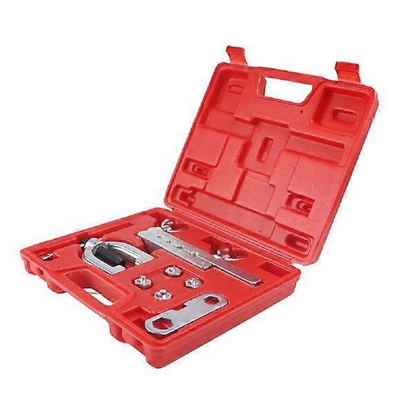 Auto Double Flaring Tool Kit Copper Aluminum Brake Line and Brass Tubing Tools 45 Degree Flares